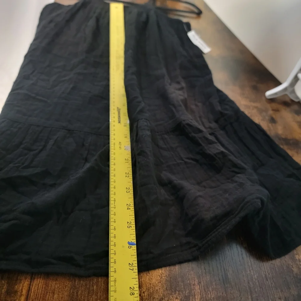 Old Navy Spaghetti Strap Dress In Black. Girls 10/12 Plus